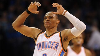 Next Story Image: Thunder G Russell Westbrook won't let Jeremy Lamb leave him hanging